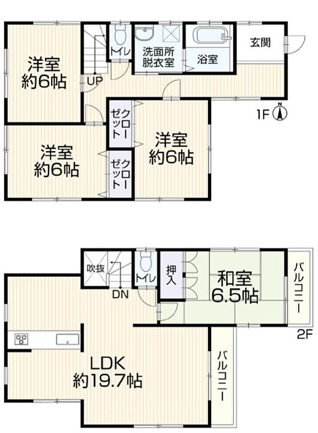 船橋市七林　再生戸建(4LDK)の内観