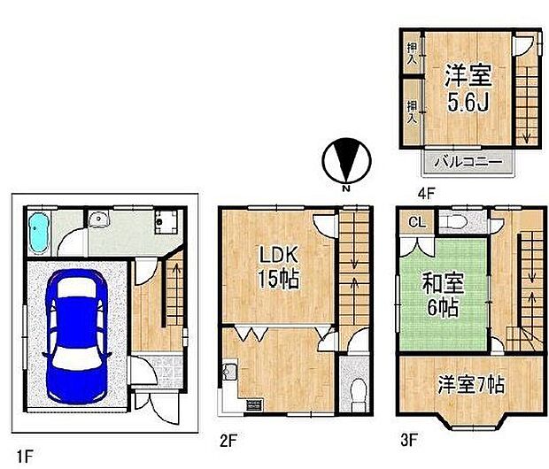 三軒家東5丁目 中古戸建(3LDK)の内観