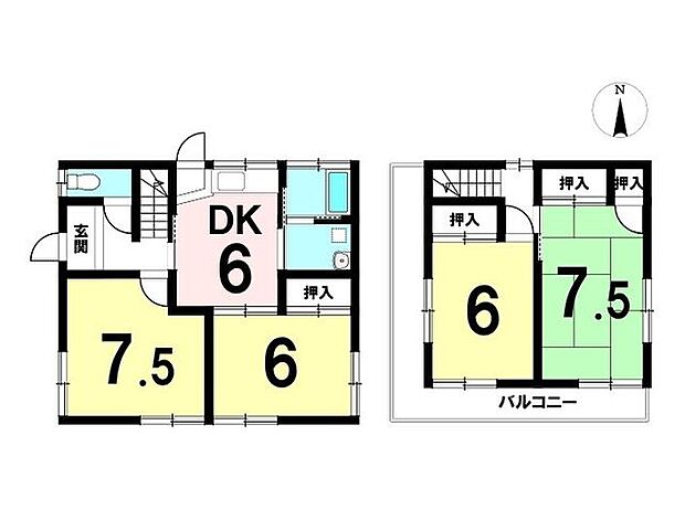 中古戸建　関市安桜台(4DK)の内観