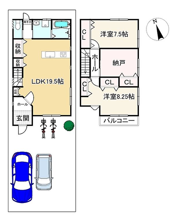 南丹市園部町小山西町大向(2SLDK)の内観