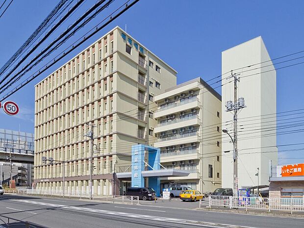 ■関東病院…徒歩30分(2100m)