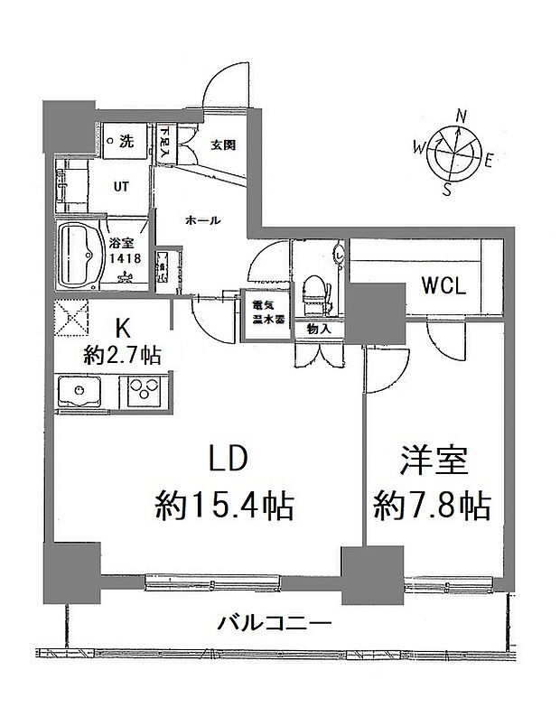 8・3Ｄ’グラフォ−ト札幌ステーションタワー(1LDK) 5階/506号室の内観