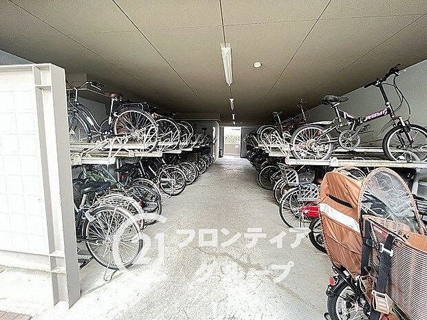 駐輪場付で、通勤・通学・お買い物など自転車を利用される方にも便利です。