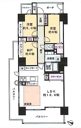 コスモシティガーデンズ東京EAST(2SLDK) 11階/11階の内観