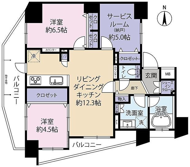 レーベンハイム青砥クレフォートの間取り