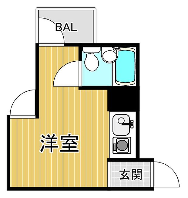 ライオンズマンション神戸(1R) 5階の内観