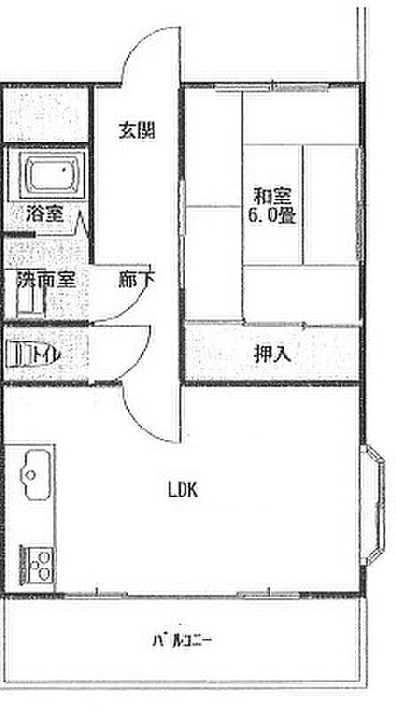 ＪＲ紀勢本線 白浜駅まで 徒歩21分(1LDK) 2階の間取り図