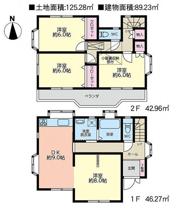 全室二面採光に付、陽光と風が通り抜ける住空間です