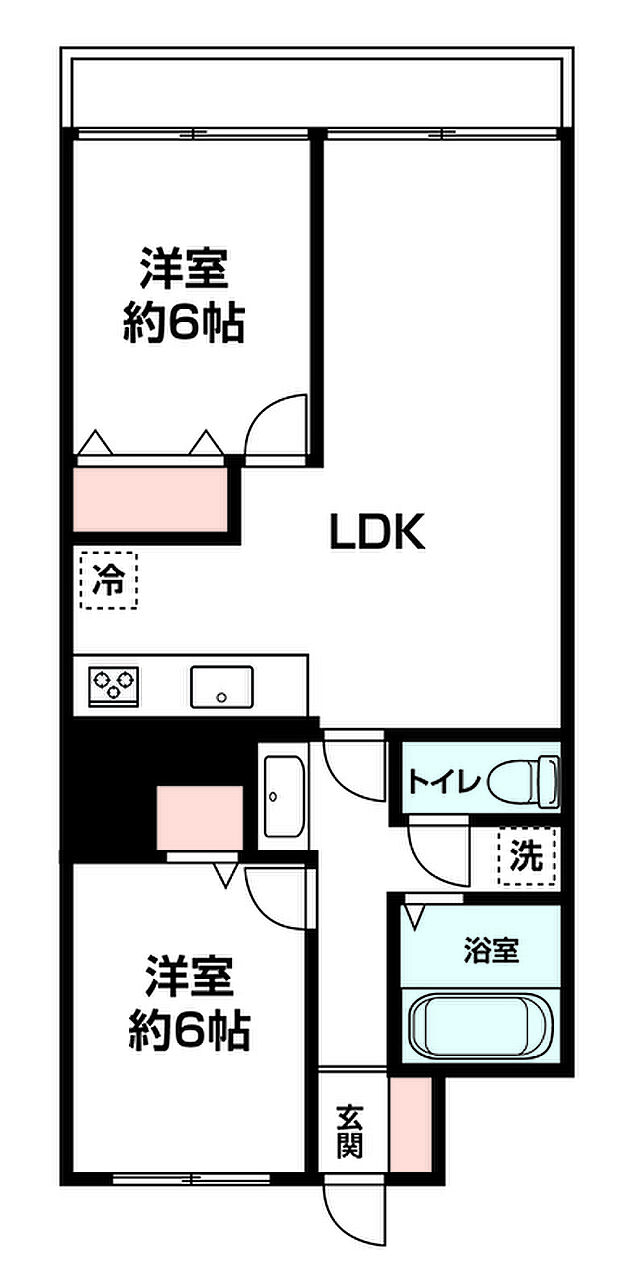 キャピタル西長堀の間取り