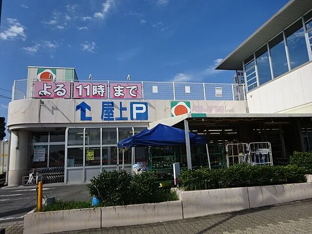 【タイヨー吉野店】1960年創業、鹿児島と宮崎に展開するスーパーです。鹿児島市内に系列店も併せて43件の店舗があります。夜11時まで営業しています。（ウィキペディアより抜粋） 800m