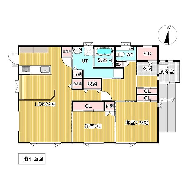 西三輪1丁目645番　戸建て(2LDK)の内観