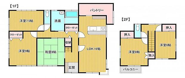 土浦市小山崎　中古戸建(5LDK)の内観