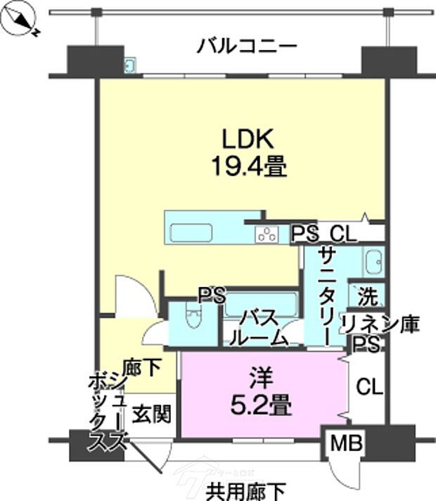 アルファステイツおもろまち(1LDK) 7階/703の間取り図