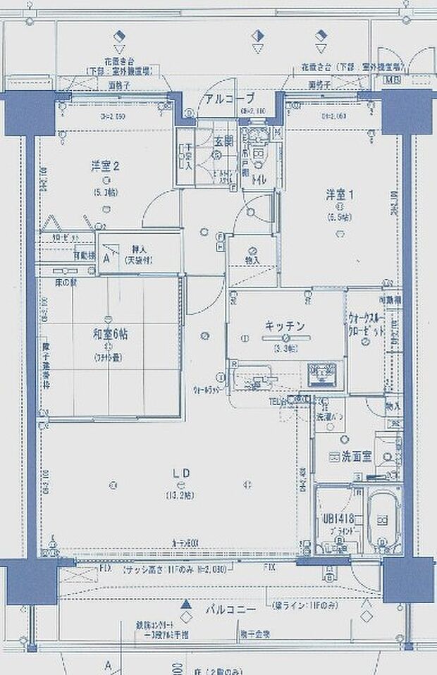 Ｆステージ宮城弐番館(3LDK) 10階/1005の内観