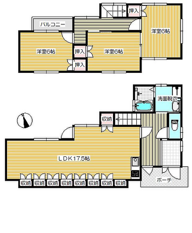 さぬき市寒川町石田西 一戸建(3LDK)の内観