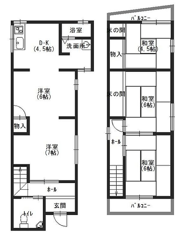 間取り図です