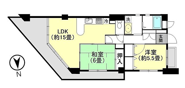 エクセルヴィラ伊豆赤沢(2LDK) 3階/3Fの内観