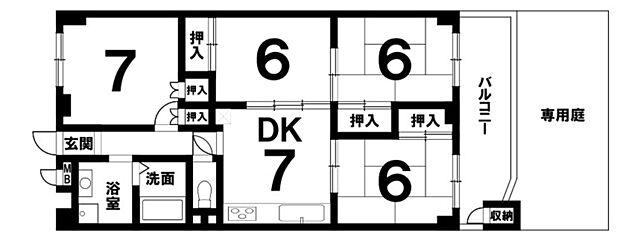 静岡鉄道静岡清水線 入江岡駅までバス約14分 入江岡駅バス停 徒歩3分(4DK) 1階の内観