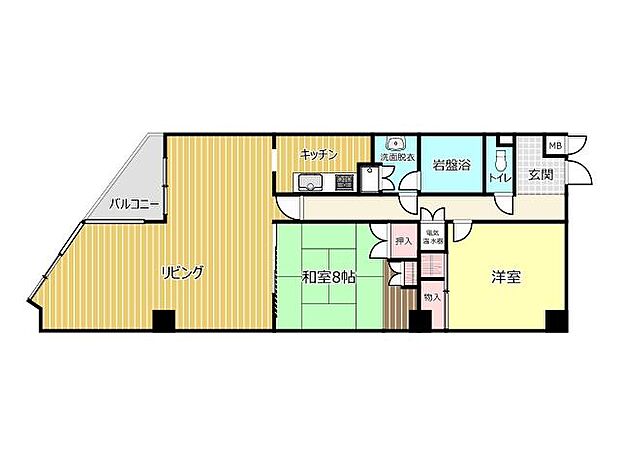 ＪＲ伊東線 来宮駅まで 徒歩10分(2LDK) 2階の内観