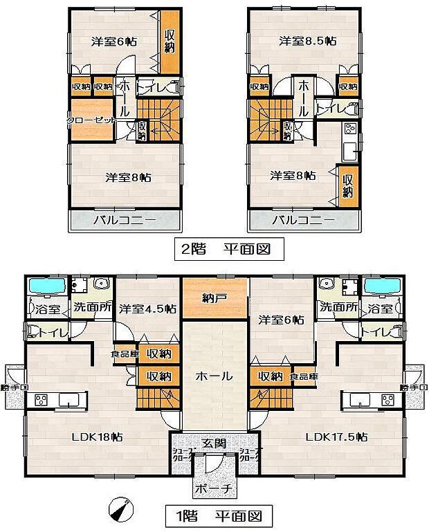 富士市鵜無ヶ淵　売戸建住宅（二世帯住宅）(6SLDK)の内観