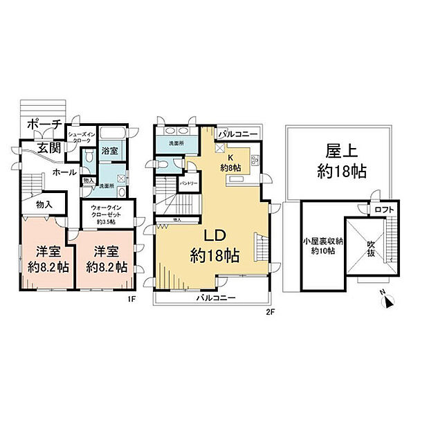 戸建 守谷市ひがし野3丁目(2LDK)の内観