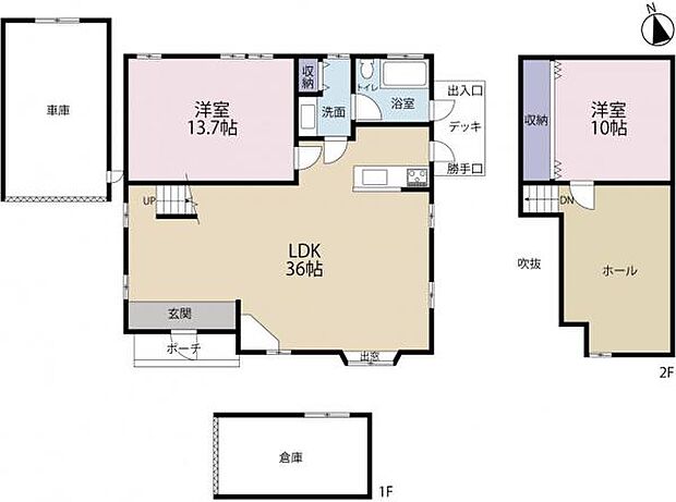 旭市三川　中古戸建(2LDK)の内観