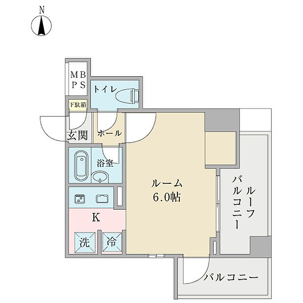 リンクスレガーミの間取り