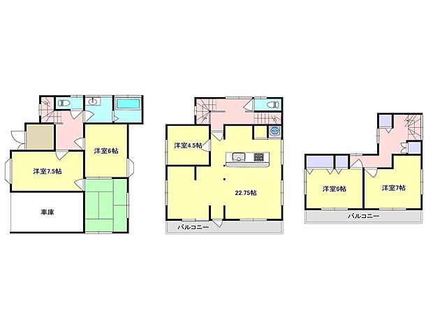 春日部市大畑　中古一戸建て(6LDK)の内観