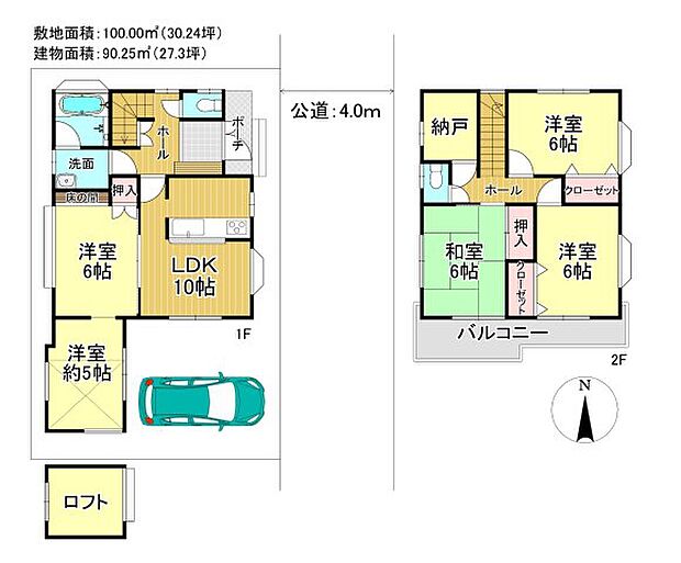 間取図です