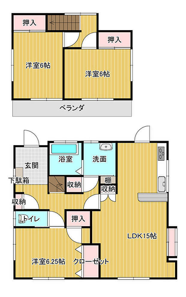 城里町大字石塚-5　再生住宅(3LDK)の内観