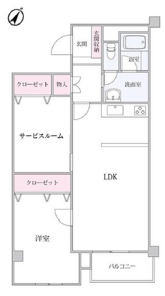 京王もなみマンション(1SLDK) 8階/804の内観