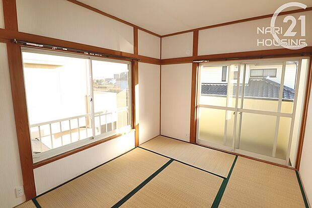 日本ならではの、和室があります