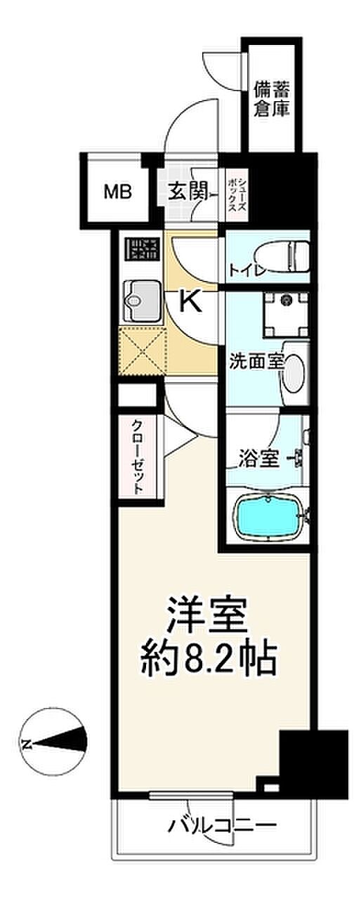 フュージョナル五反野(1K) 7階の内観
