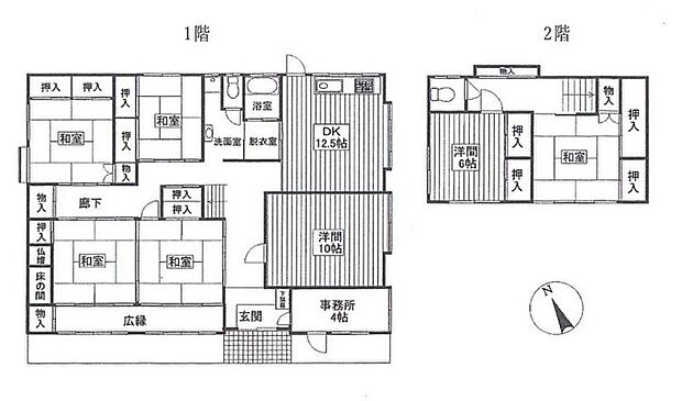 春日部市内牧(7DK)の内観