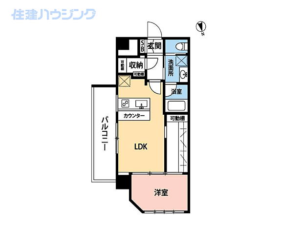 ロイヤルハイツ新宿御苑(1LDK) 3階の内観