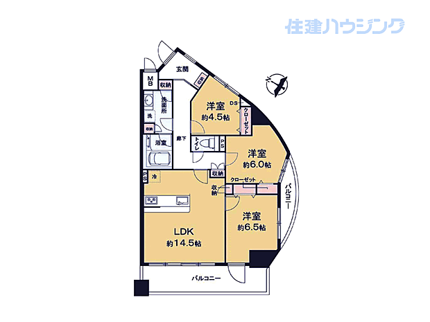 マイキャッスル高井戸(3LDK) 8階の内観