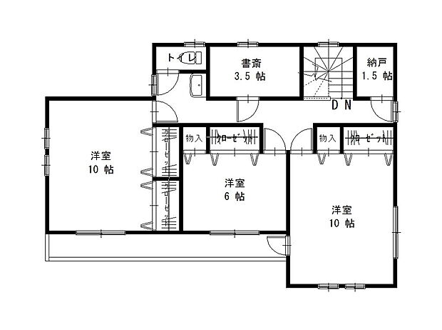 2F　間取り図