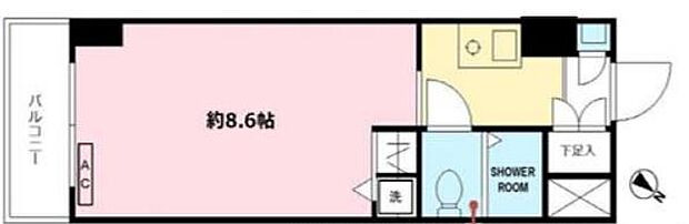 ニューパース上大岡(1R) 6階の内観