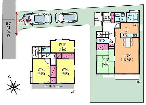 グラファーレ鎌ケ谷市中沢新町(4LDK)の内観