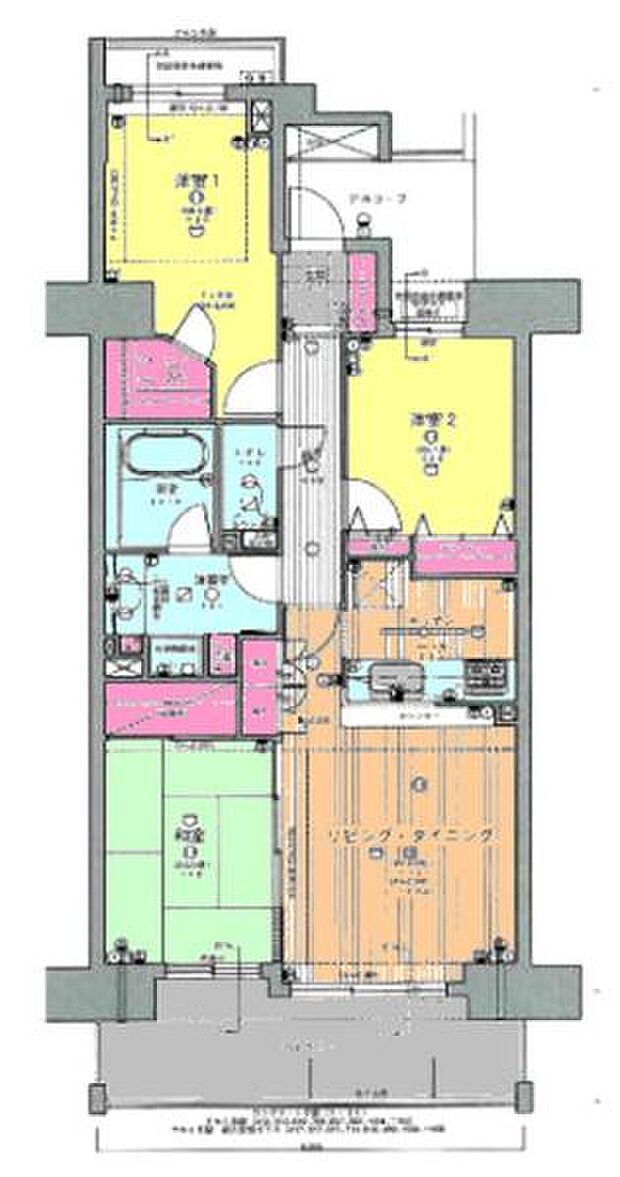 レクセルプラザ村上の間取り