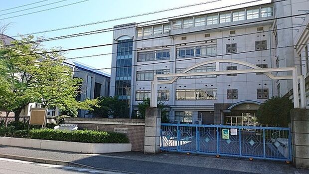 川崎市立今井中学校まで368m、学区の中央には渋川が流れ、春には、桜が咲き誇る川崎市の中央に位置する今井中学校