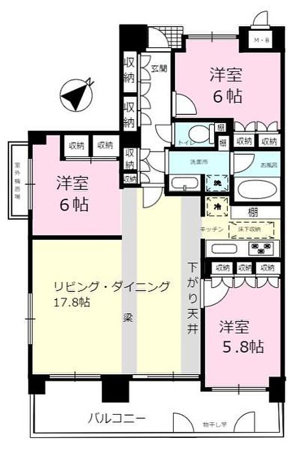 水回り集中設計の家事動線が考えられた使いやすい間取。子育て家族に人気のLDK経由の階段！全居室収納完備で住空間はスッキリ広々◎ファミリー世帯、そしてペット（猫）を飼っている方にオススメの間取り♪