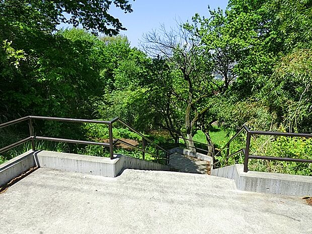 飯島南公園　750m　高台に立地する見晴らしの良い公園。天気の良い日には富士山を遠望する美しい眺めが広がります。 