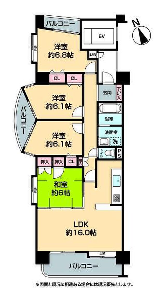 アスティオン高砂(4LDK) 3階の内観