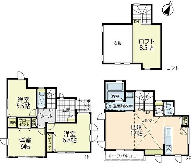 茅ヶ崎市浜竹1丁目　中古戸建(3SLDK)の内観