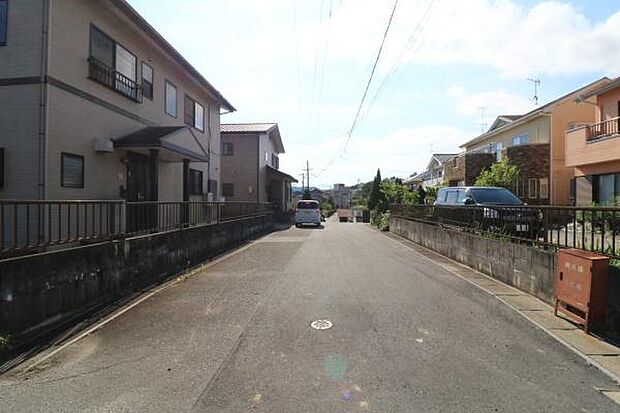 北前面道路を東側から撮影