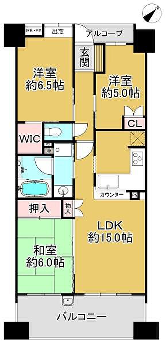リオンローレ堺・宿院(3LDK) 10階の内観