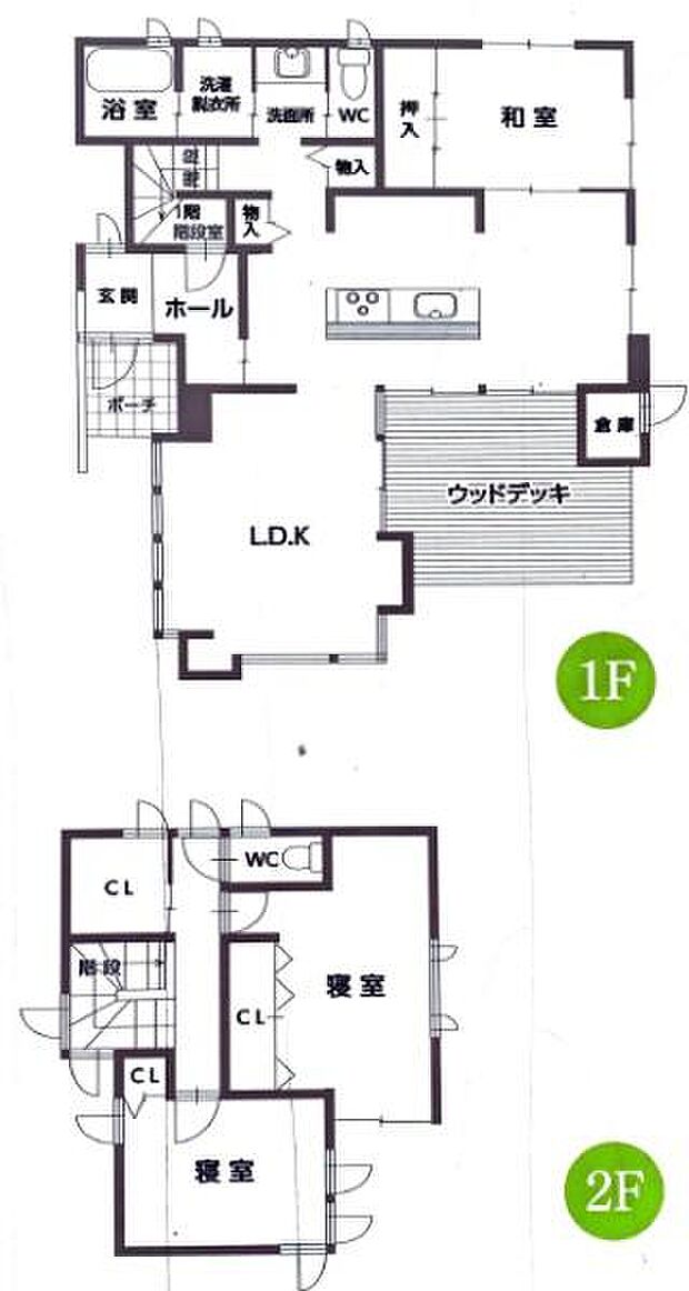 佐土原下那珂中古戸建(3LDK)の内観