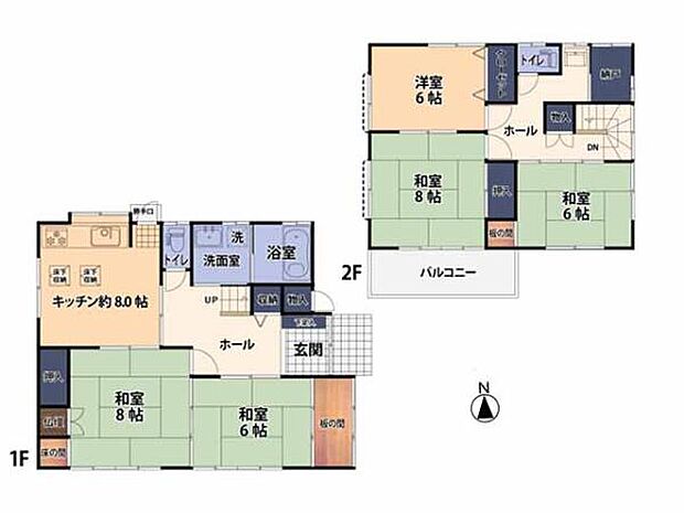 和室を4部屋設けた純和風住宅。柔らかな畳は足に優しく、吸音効果もあるので、客間や寝室など多彩な用途で活用できます。