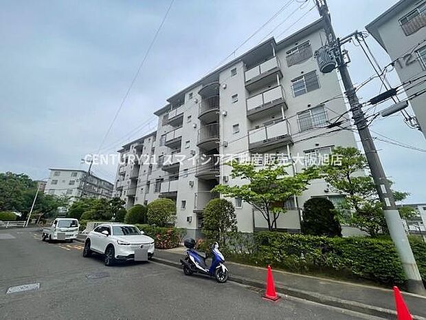 高槻塚原台ハイツ11号棟(4DK) 5階の外観